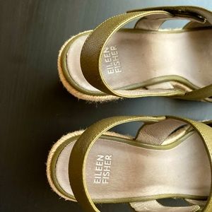 Eileen Fisher leather sandals